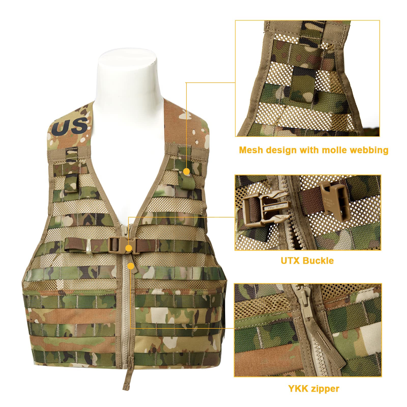 Amazon.co.jp: [MT] Military MOLLE 2アーミーベスト、ライフルマン